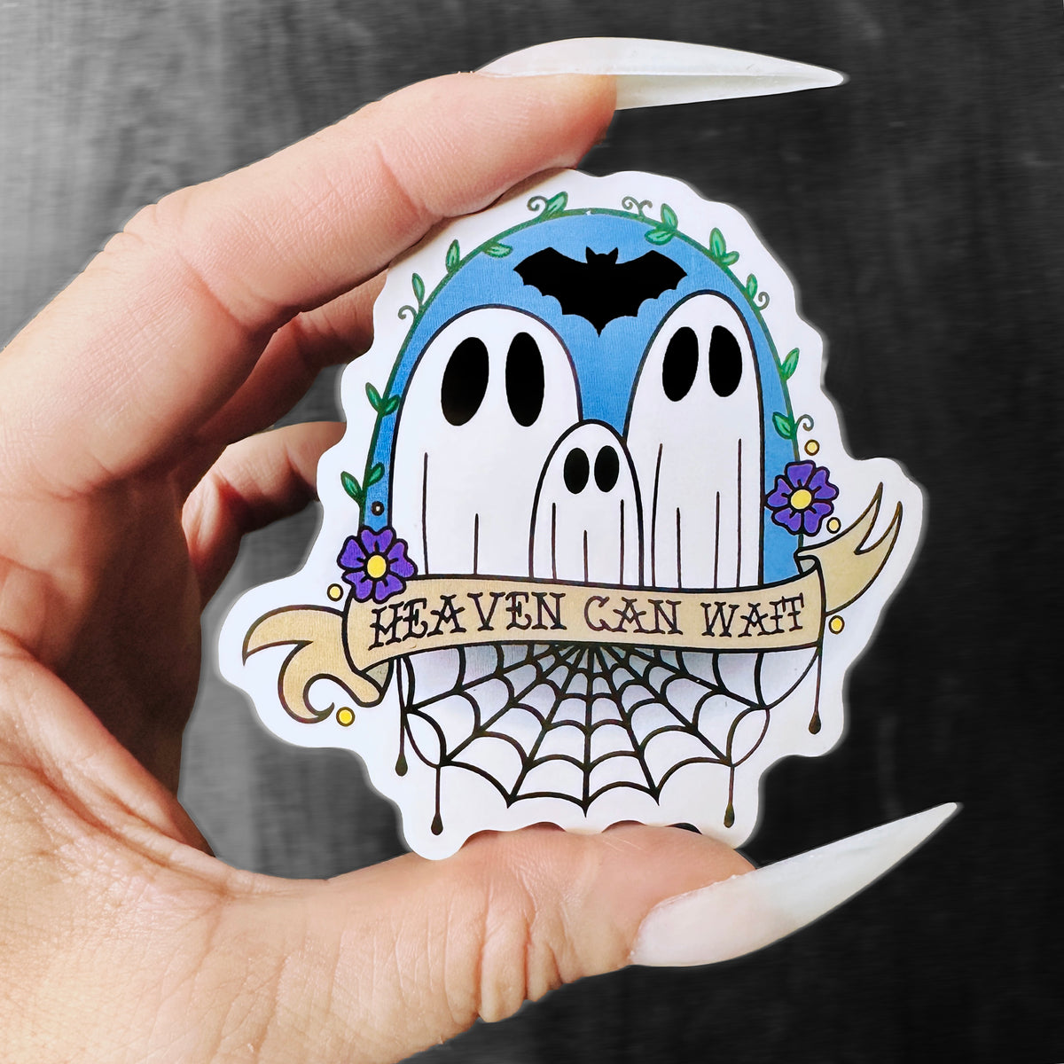 Heaven Can Wait Ghost Sticker