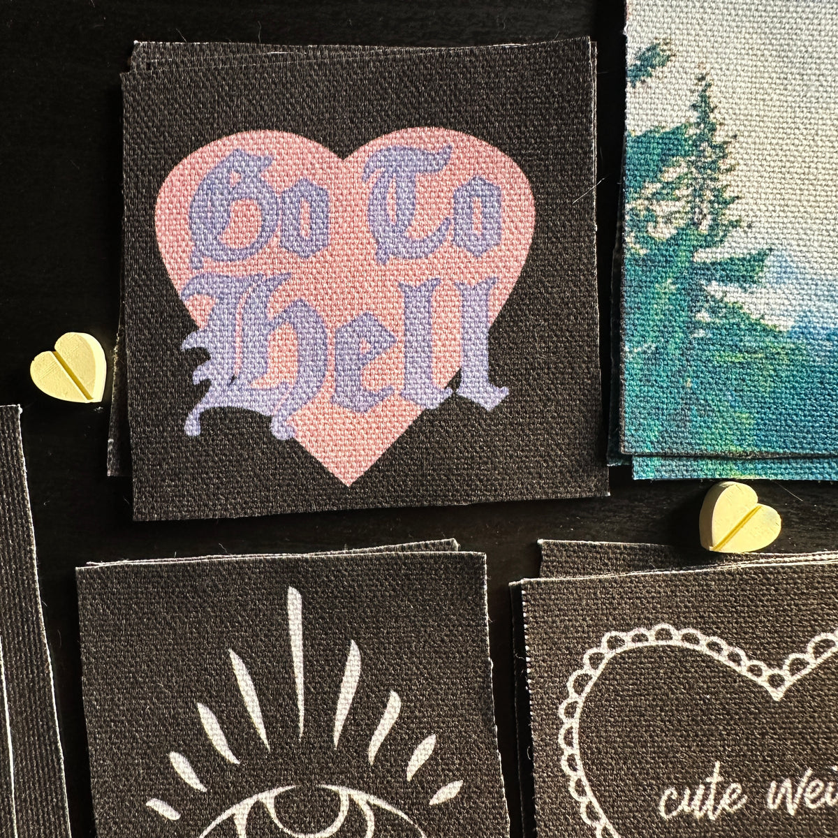 Go To Hell Fabric Patch-ESPI LANE