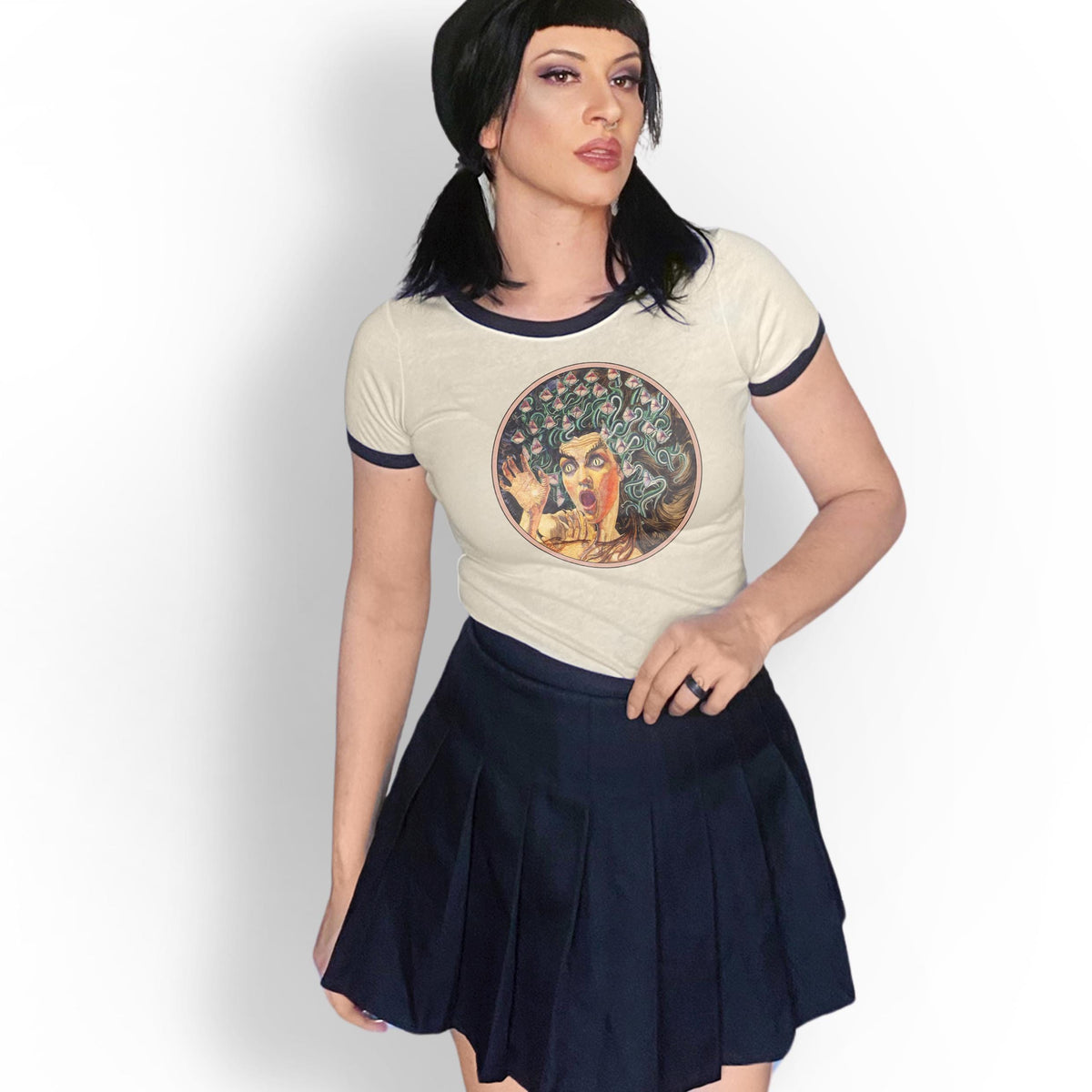 Greek Mythology Medusa Graphic T-Shirt-ESPI LANE