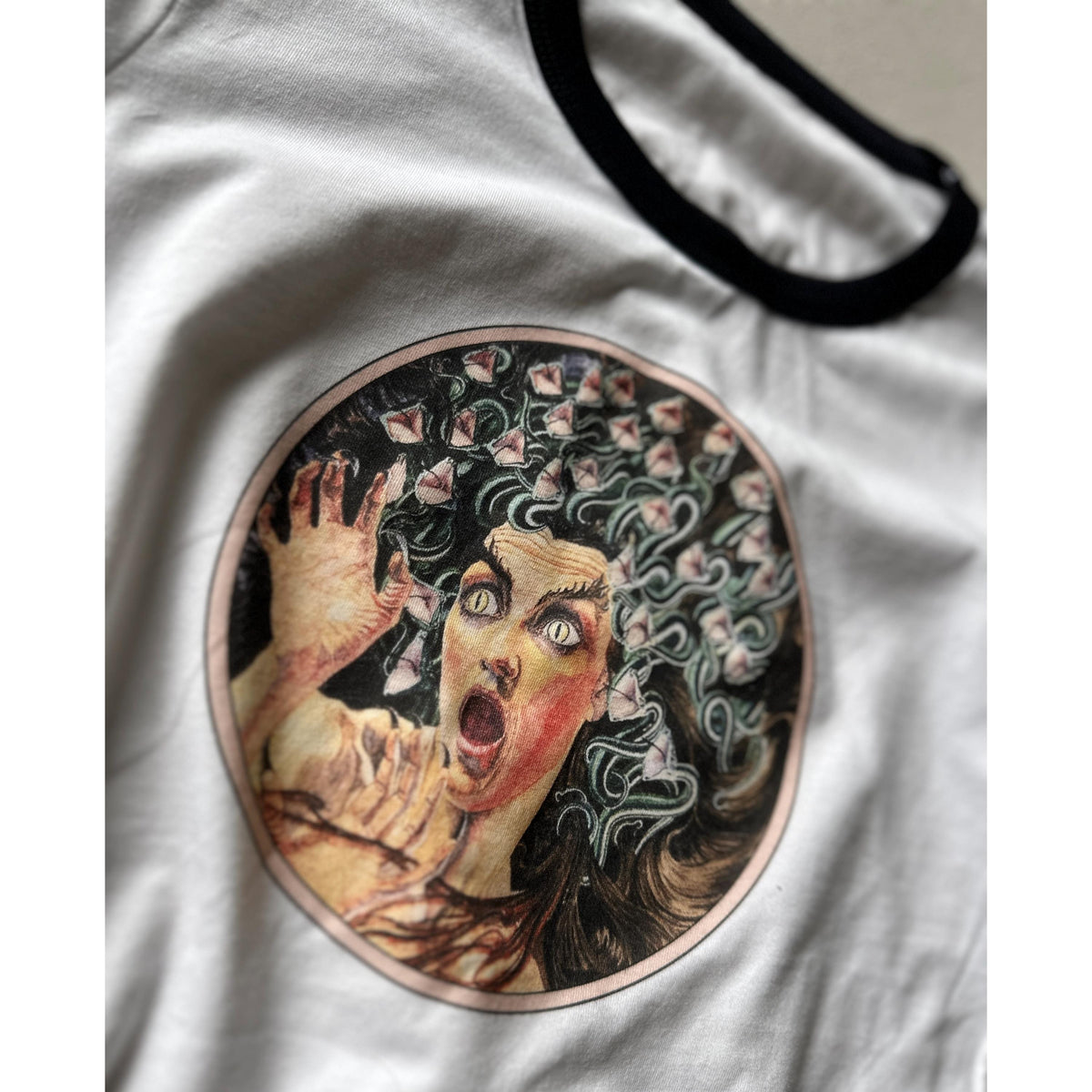 Greek Mythology Medusa Graphic T-Shirt-ESPI LANE