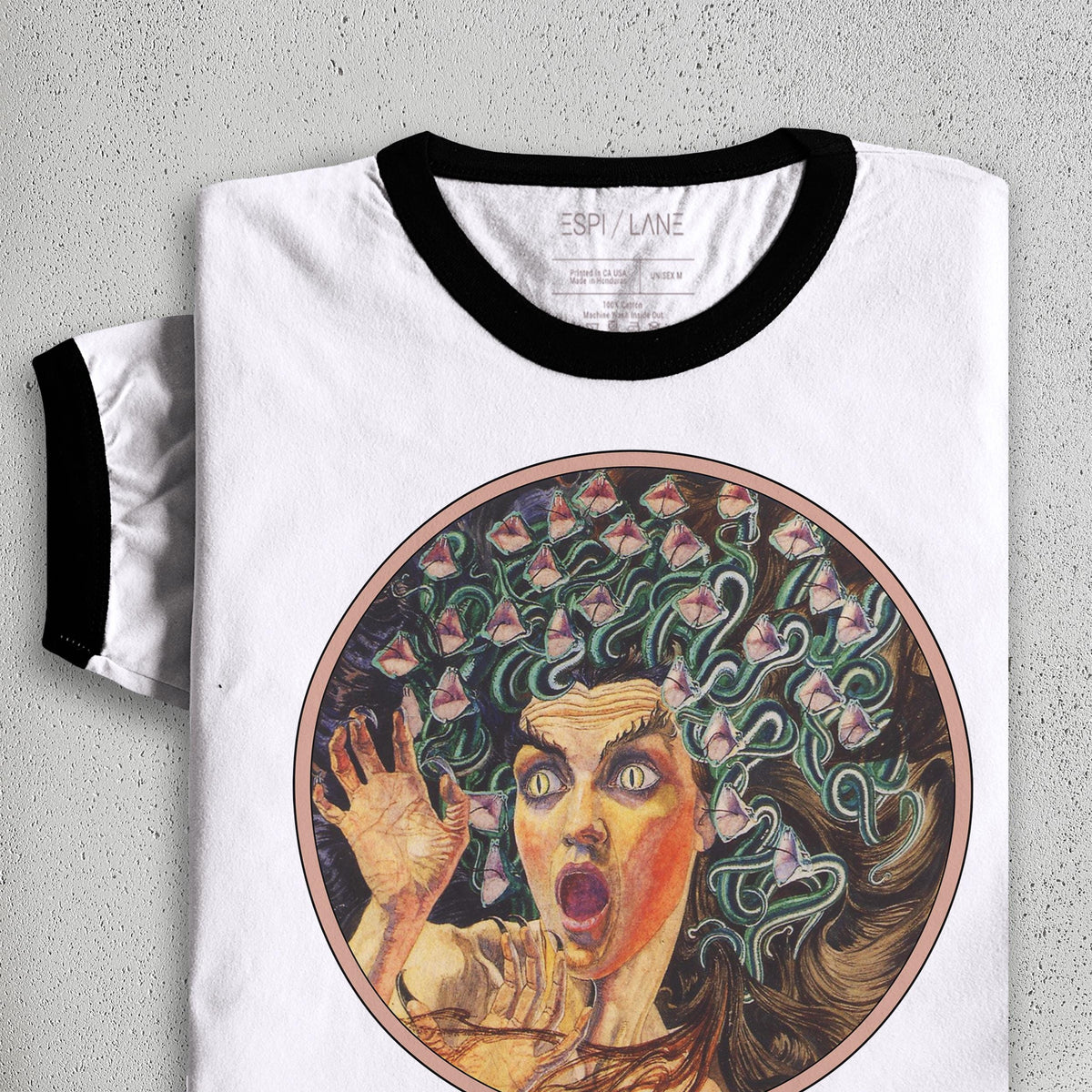 Greek Mythology Medusa Graphic T-Shirt-ESPI LANE