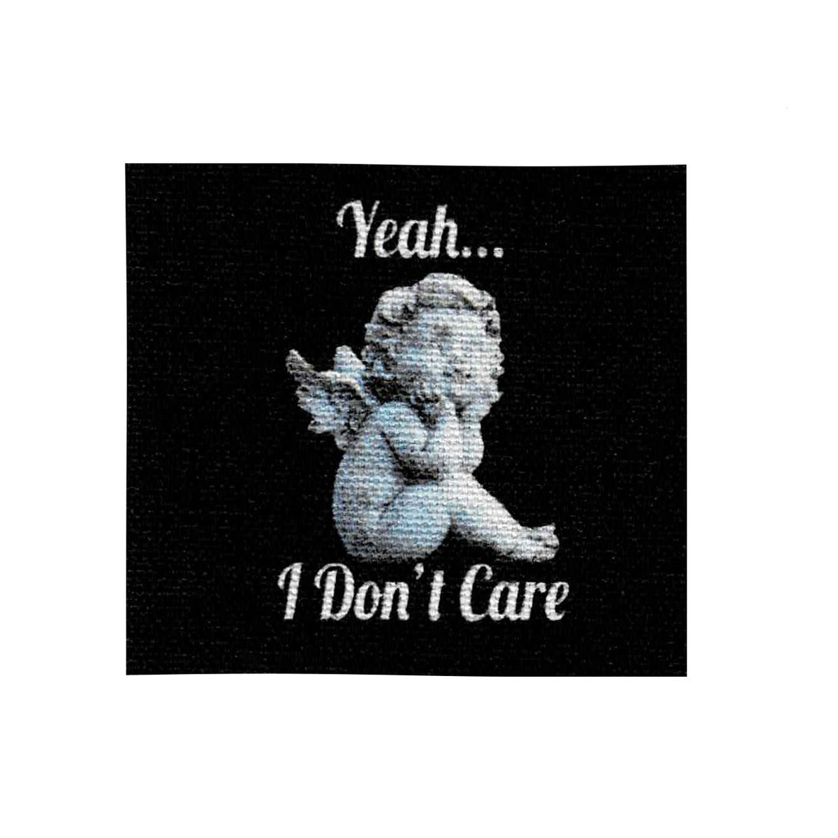 Yeah, I Don&#39;t Care Angel Sew On Patch