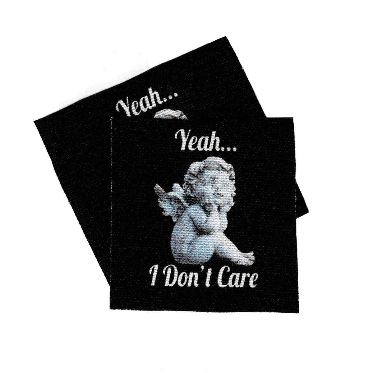 Yeah, I Don&#39;t Care Angel Sew On Patch