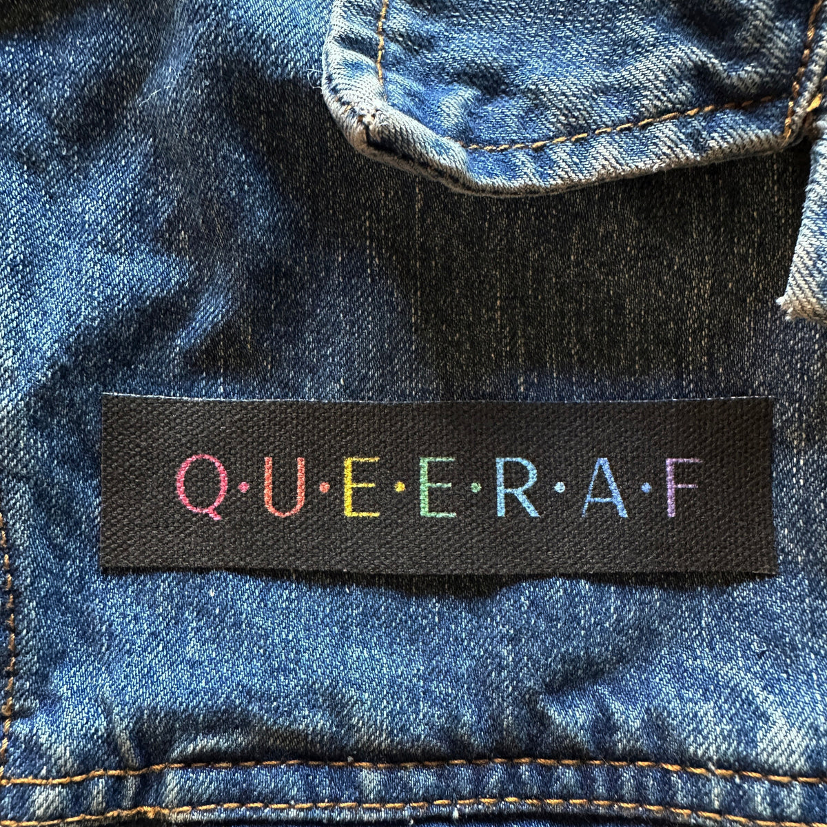 Queer AF Cotton Sew-On Patch