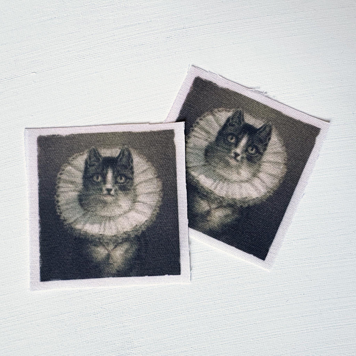 Elizabethian Cat Collar Patch Sew on Fabric Patch