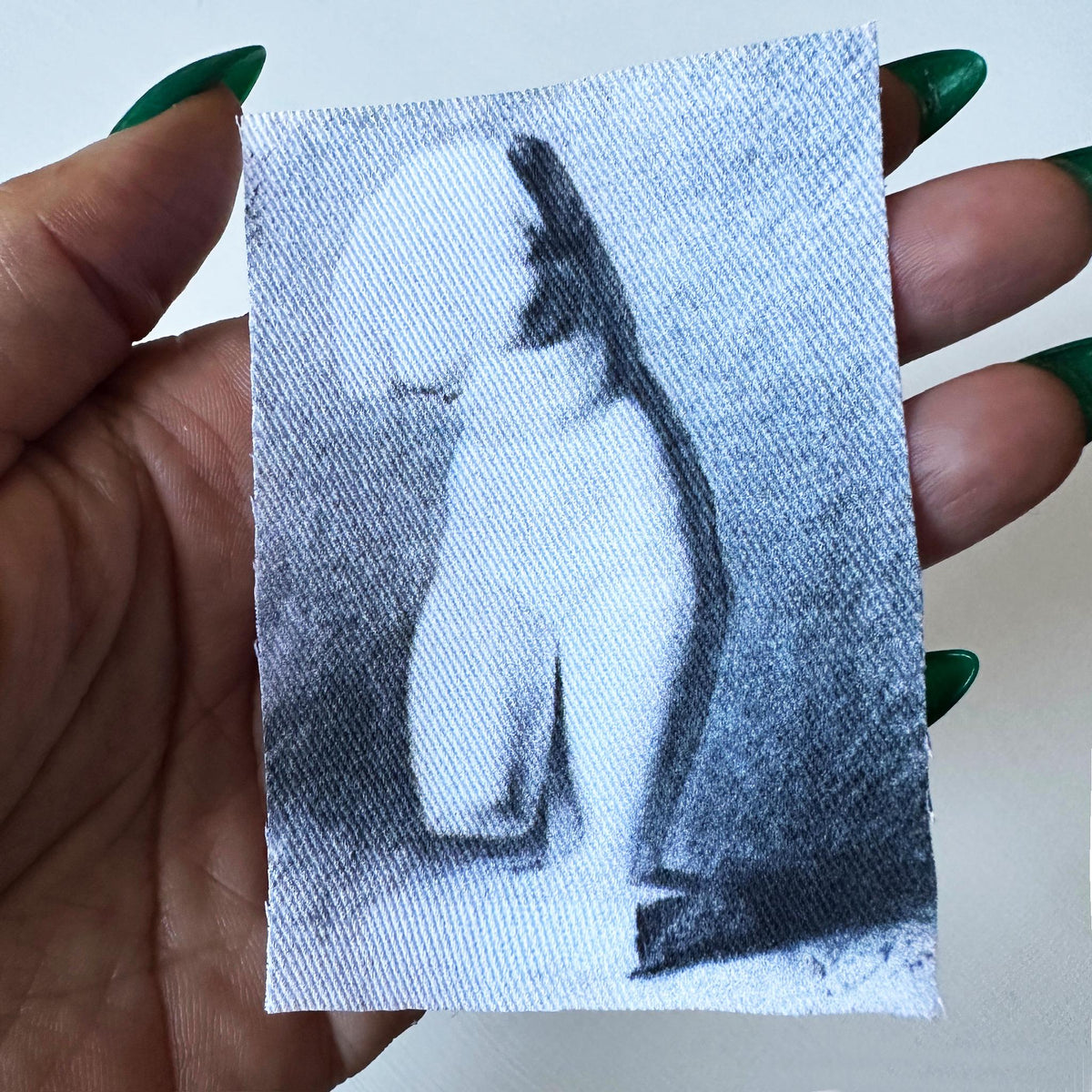 Woman&#39;s Figure Torso Sew On Fabric Patch