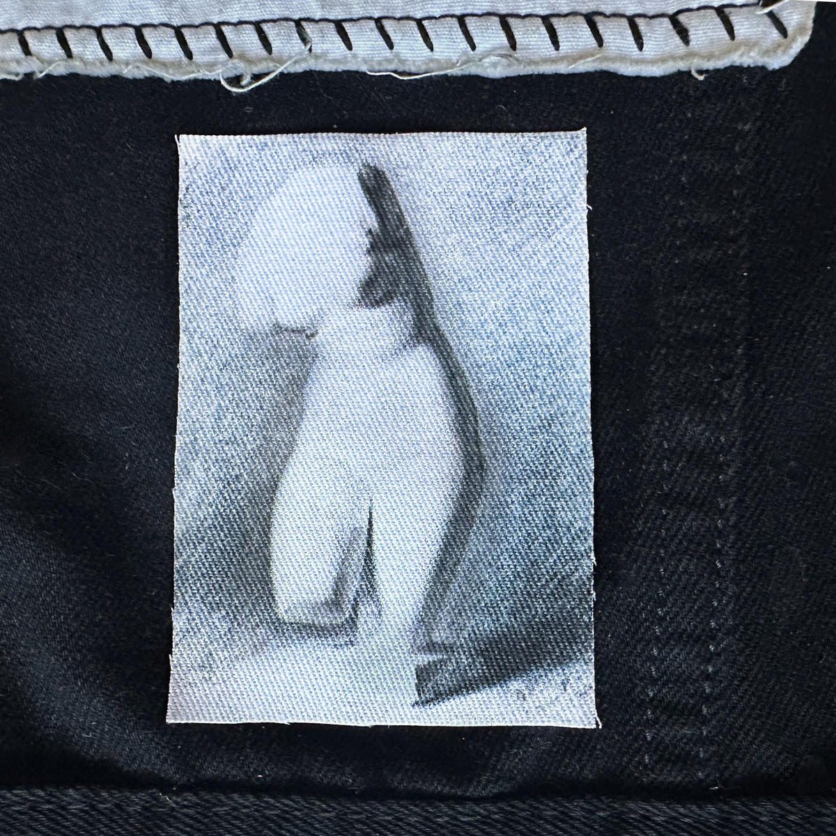 Woman&#39;s Figure Torso Sew On Fabric Patch