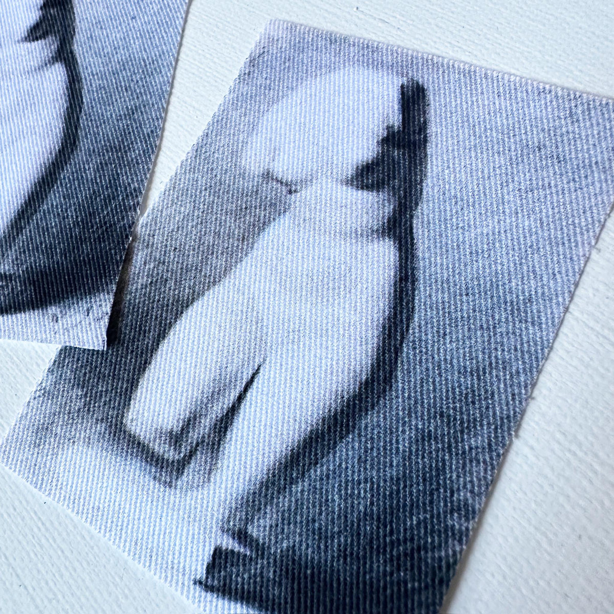 Woman&#39;s Figure Torso Sew On Fabric Patch