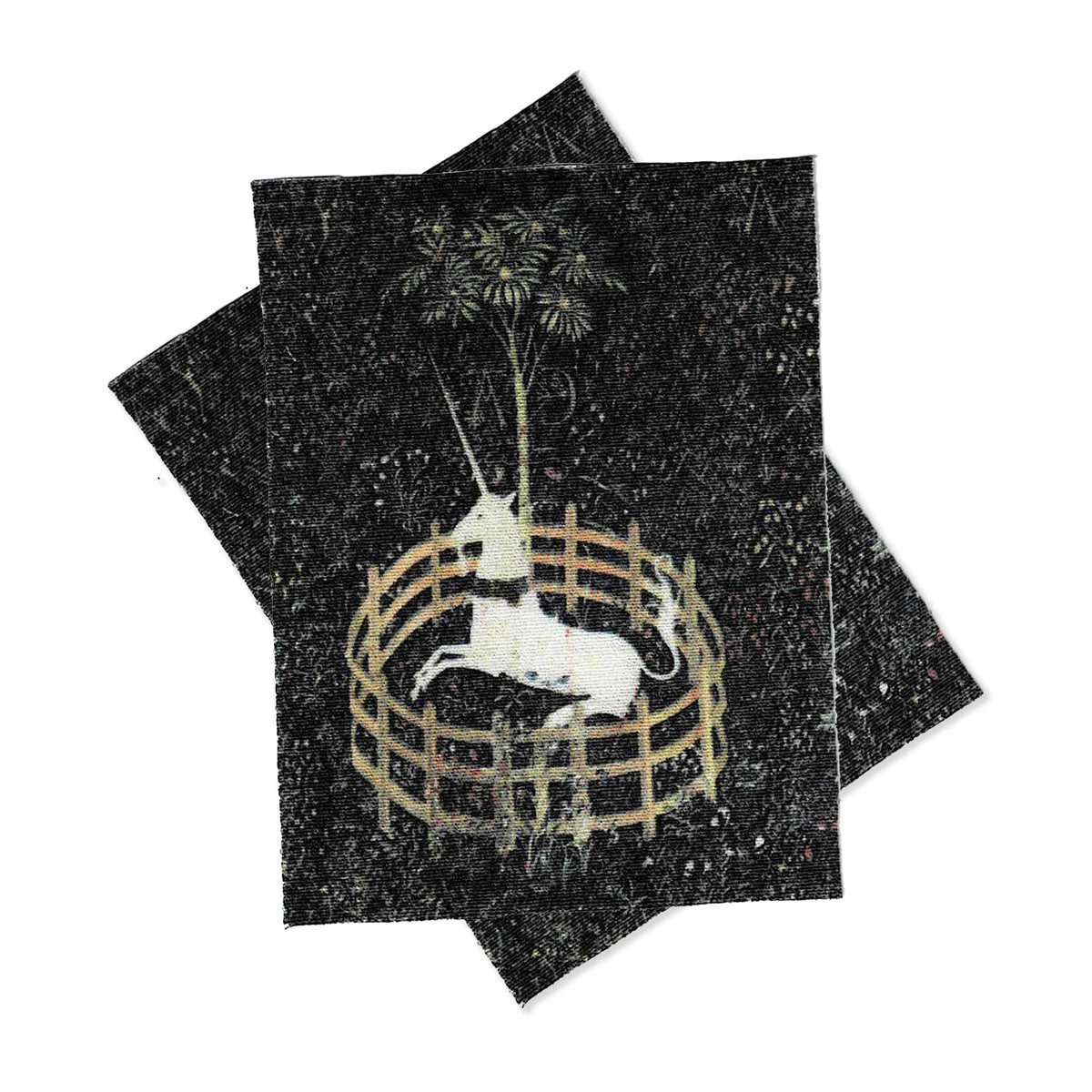 Unicorn Tapestry Print Sew On Fabric Patch