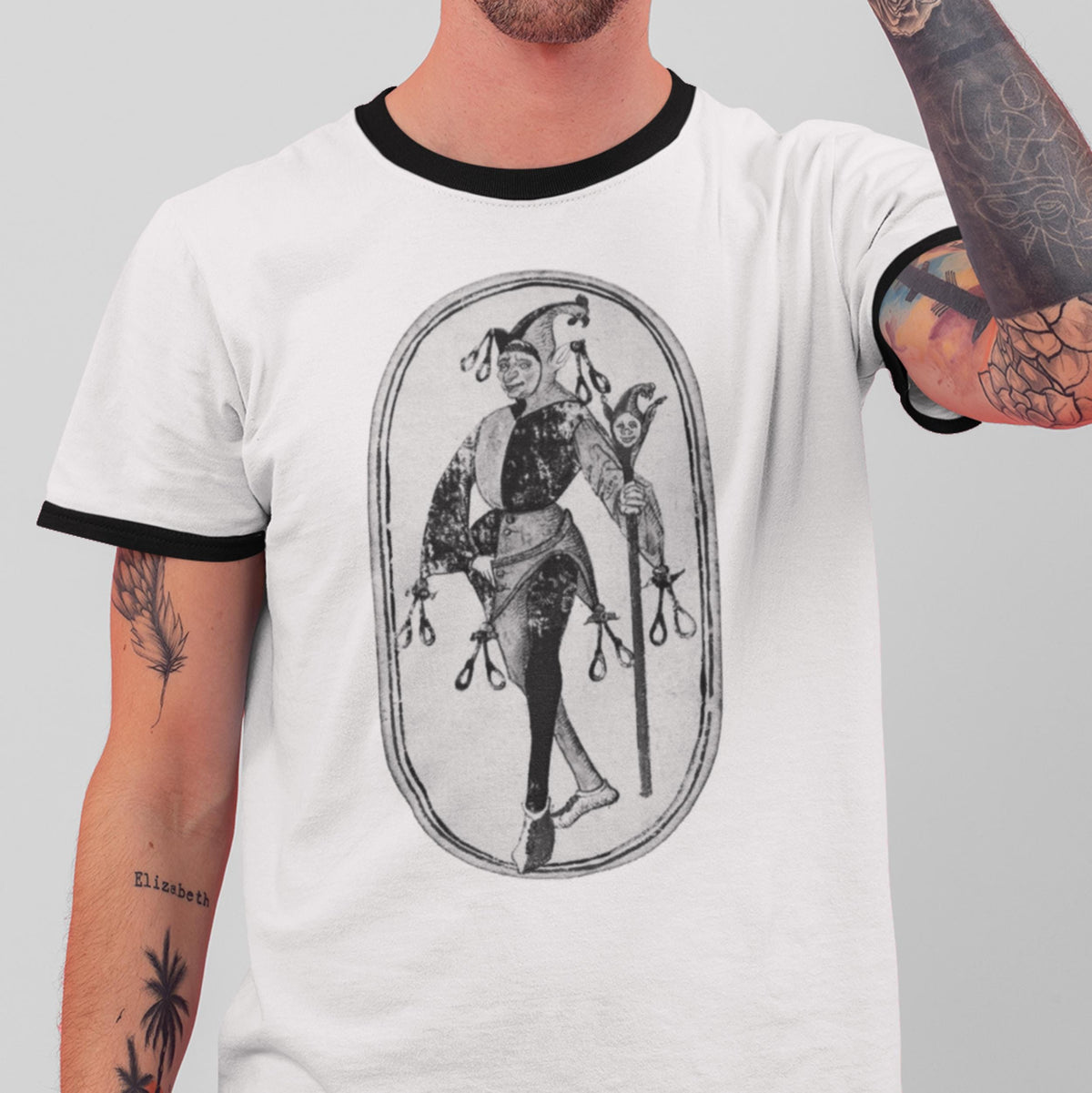 Jester Clown Vintage Style Unisex Graphic Shirt