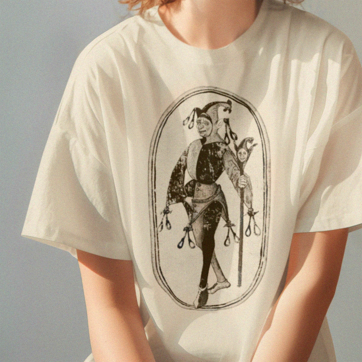 Jester Clown Vintage Style Unisex Graphic Shirt
