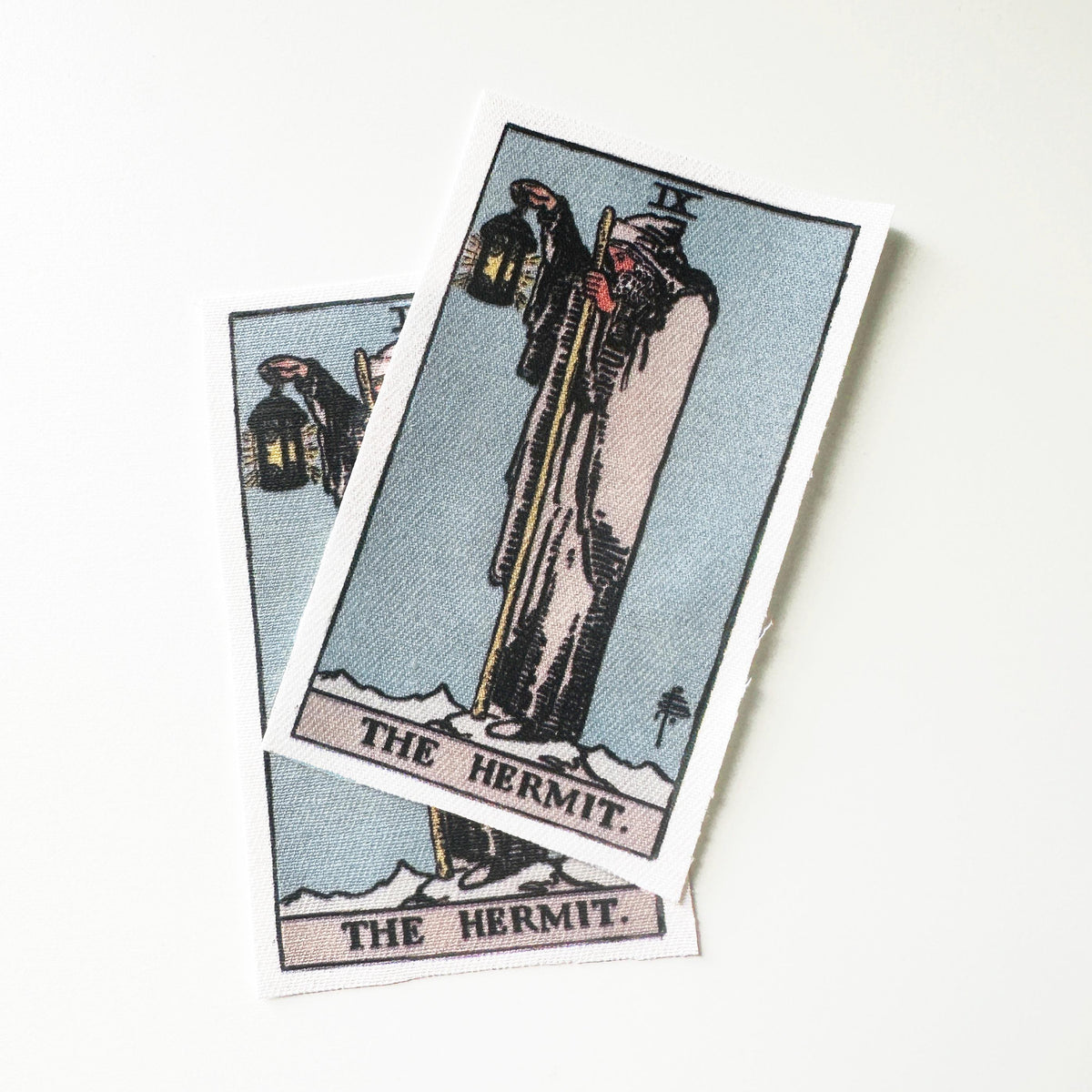 The Hermit Tarot Card Large Jacket Back Patch