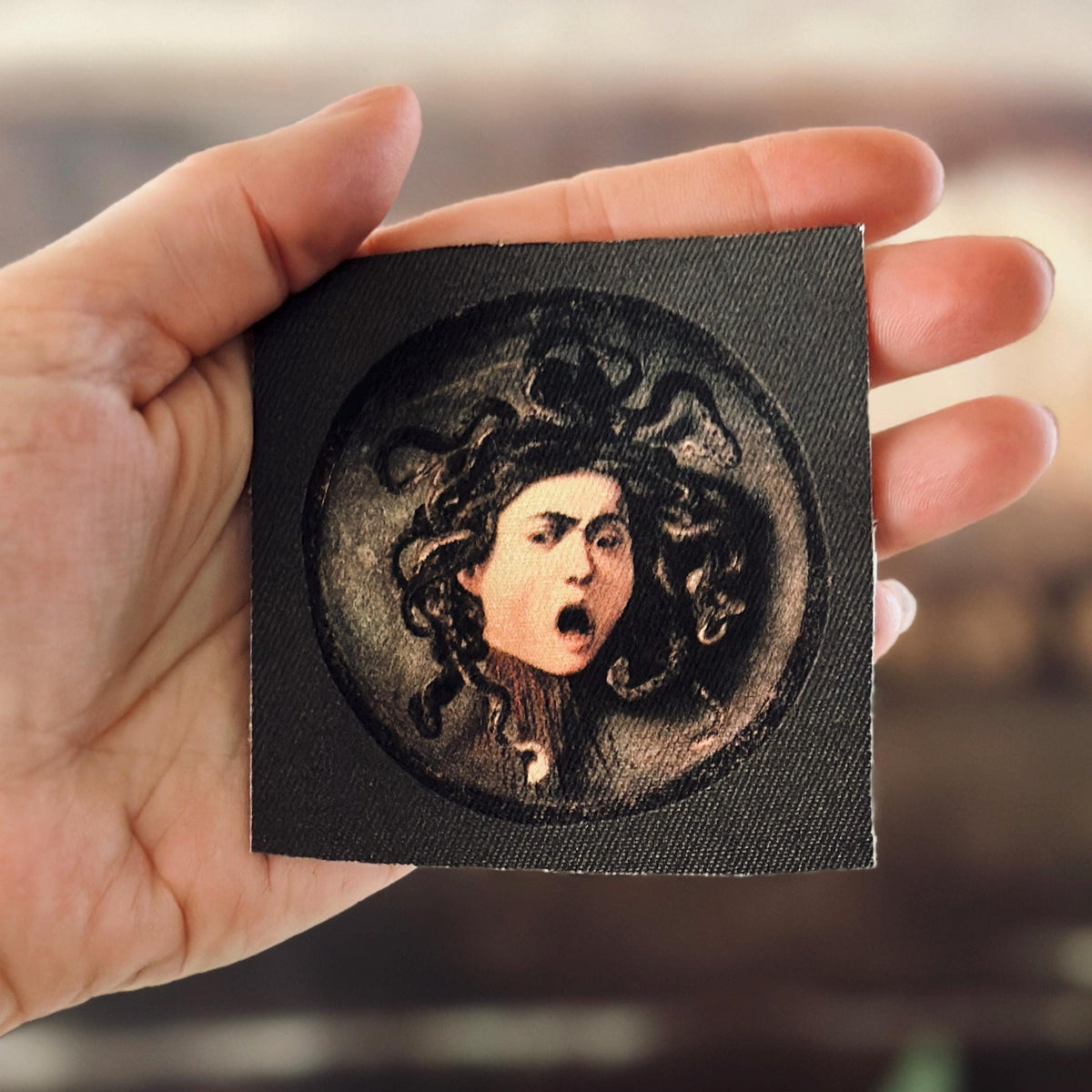 Medusa by Cavaggio Sew On Fabric Patch