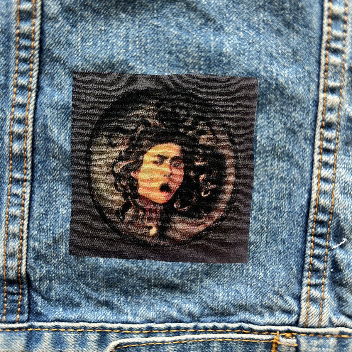 Medusa by Cavaggio Sew On Fabric Patch