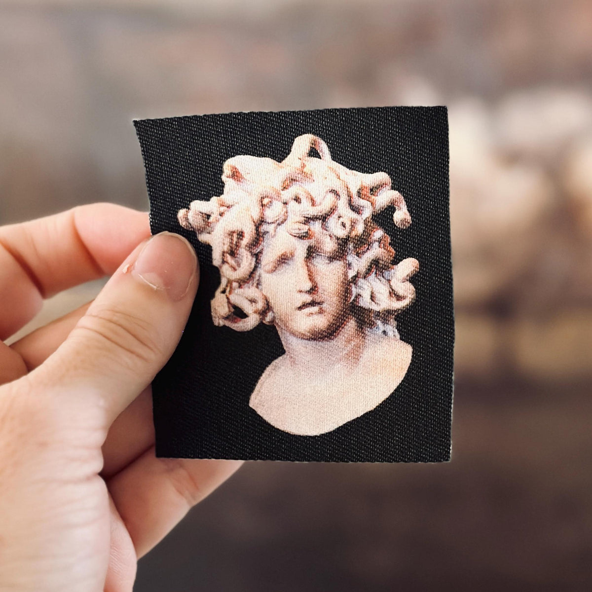 Medusa Head Cloth Sew-On Patch