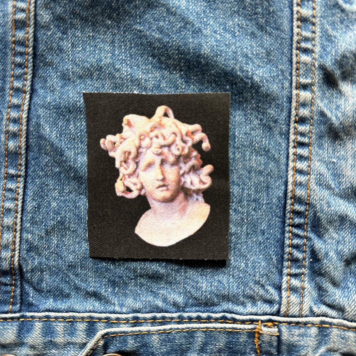 Medusa Head Cloth Sew-On Patch