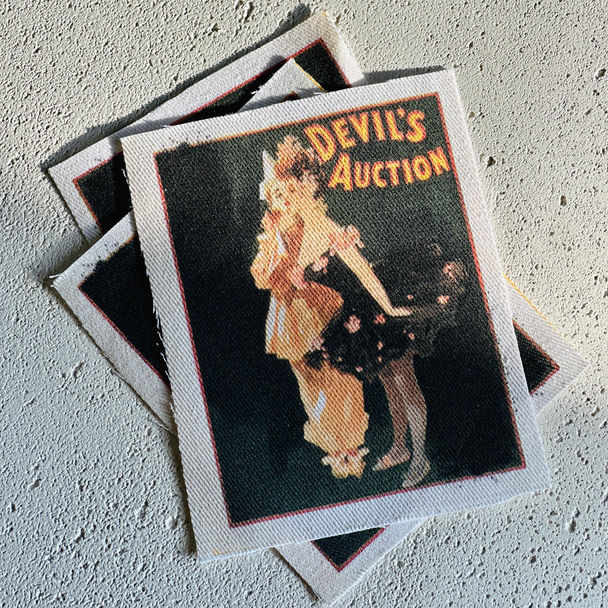 Devils Auction Fabric Sew-On Patch