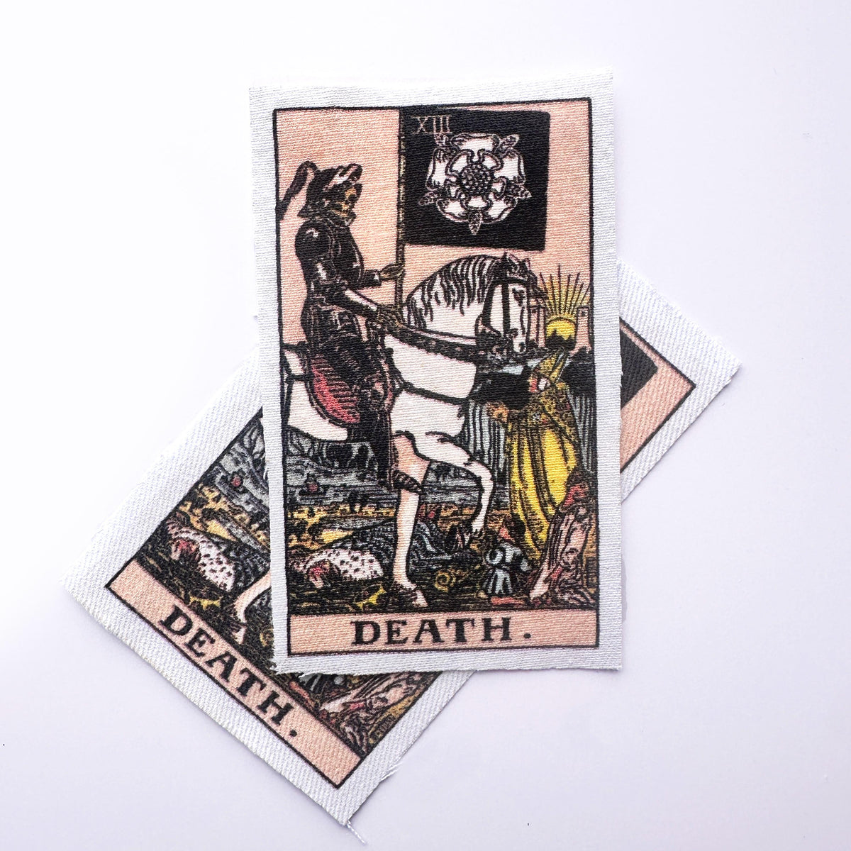 Death Tarot Card Large Sew-On Jacket Back Patch