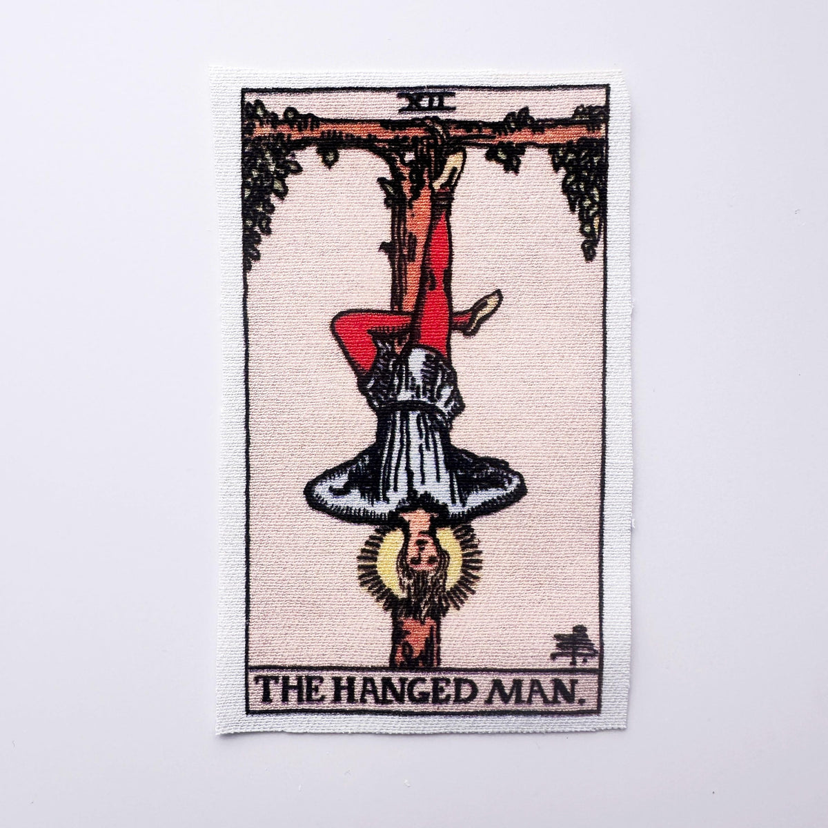 The Hanged Man Tarot Card Sew on Fabric Patch