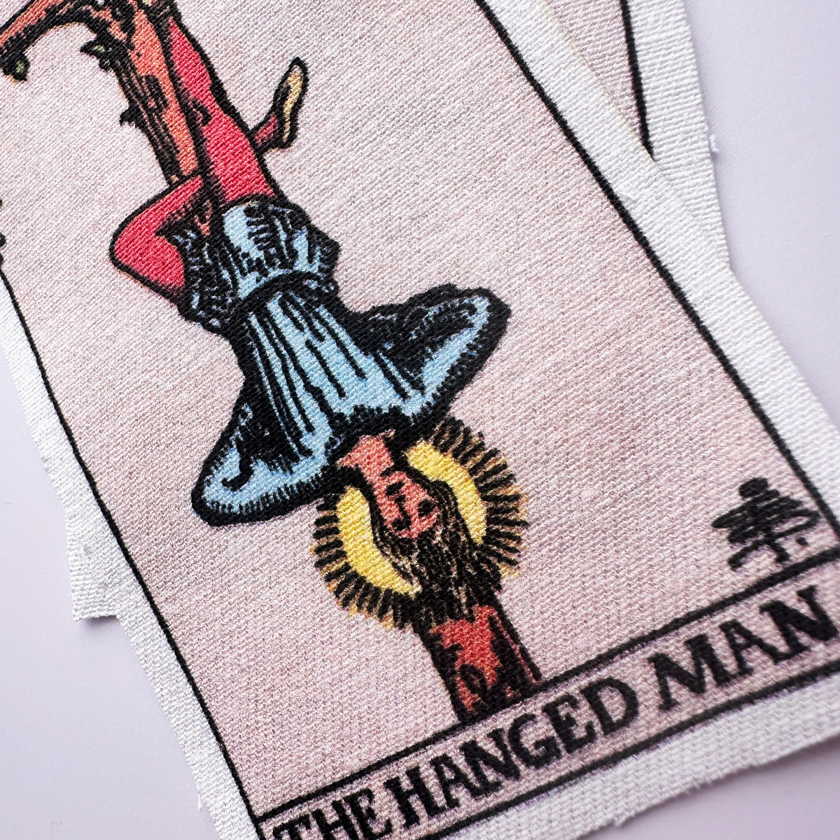 The Hanged Man Tarot Card Sew on Fabric Patch