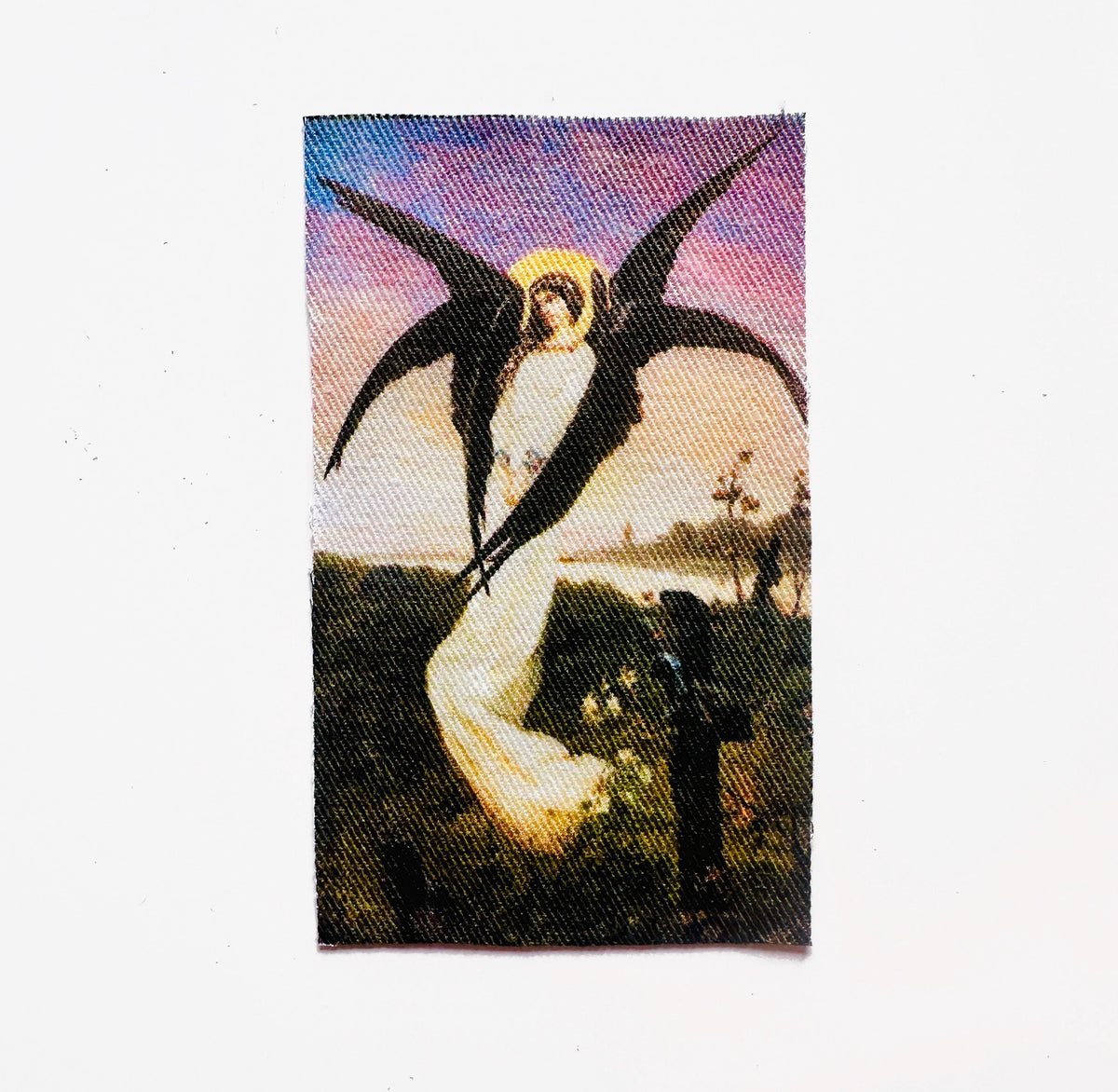 Angel of Sadness Sew On Fabric Patch