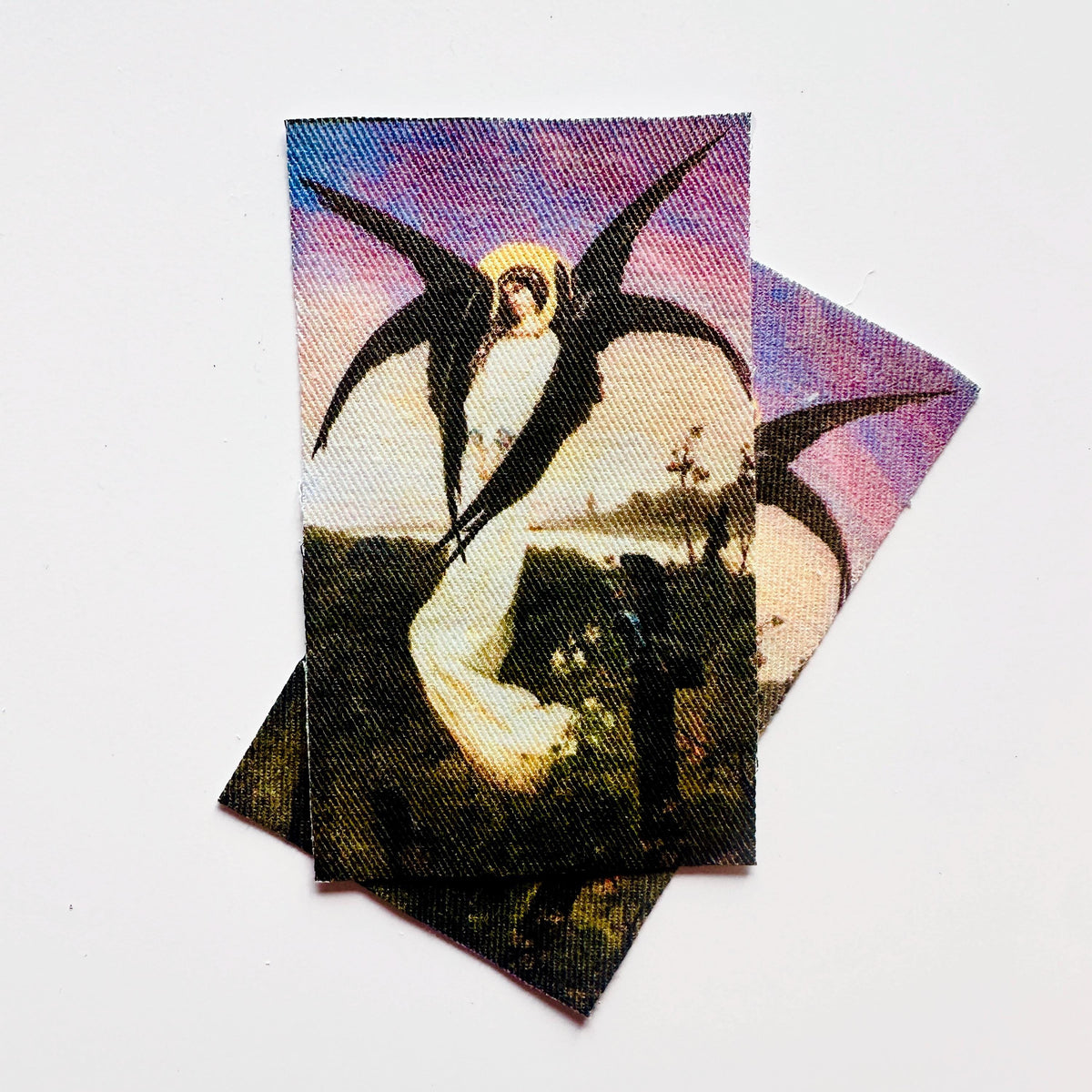 Angel of Sadness Sew On Fabric Patch