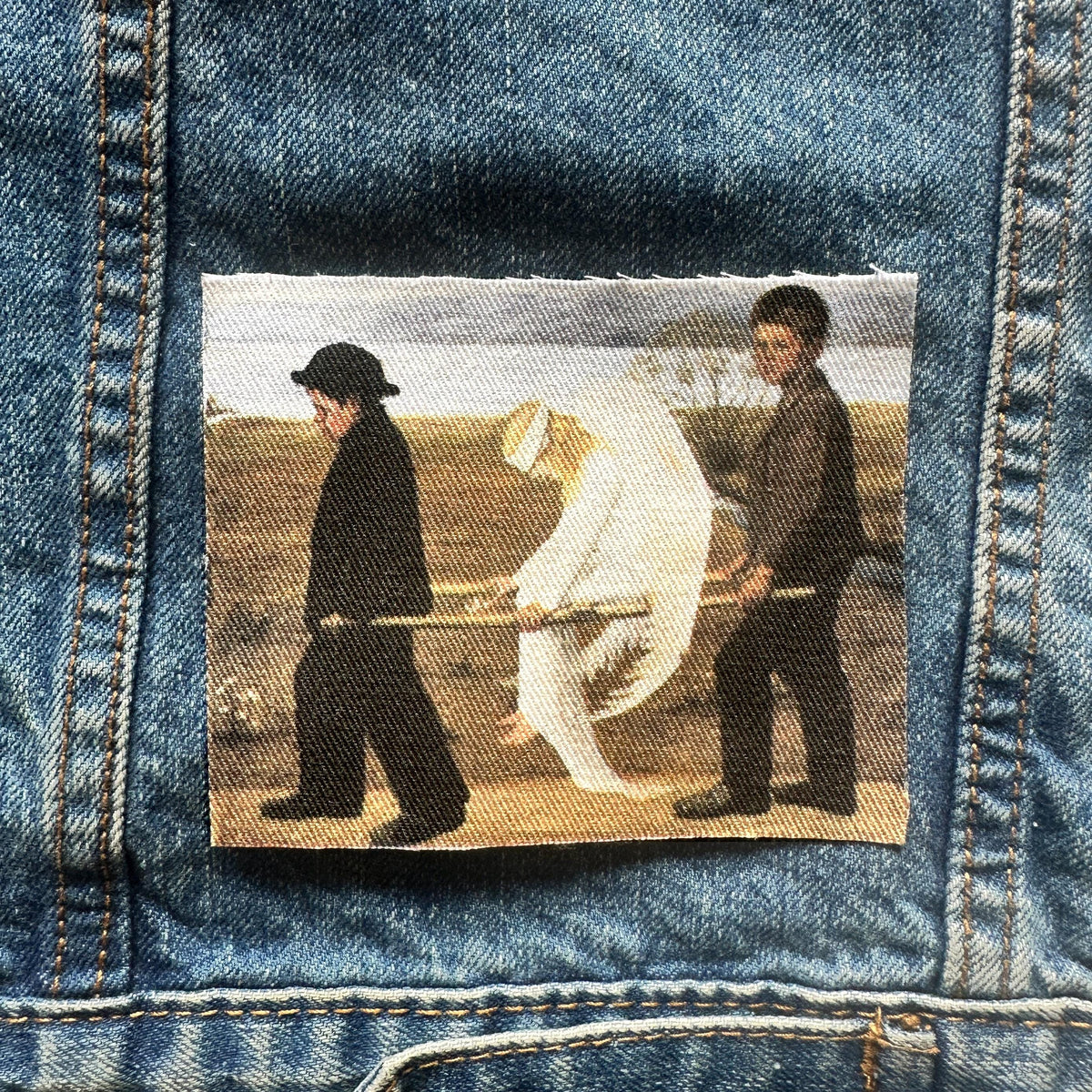 Wounded Angel Sew-On Fabric Patch