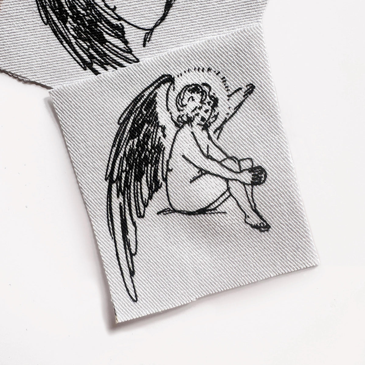 Cute Angel Sew On Cotton Fabric Patch
