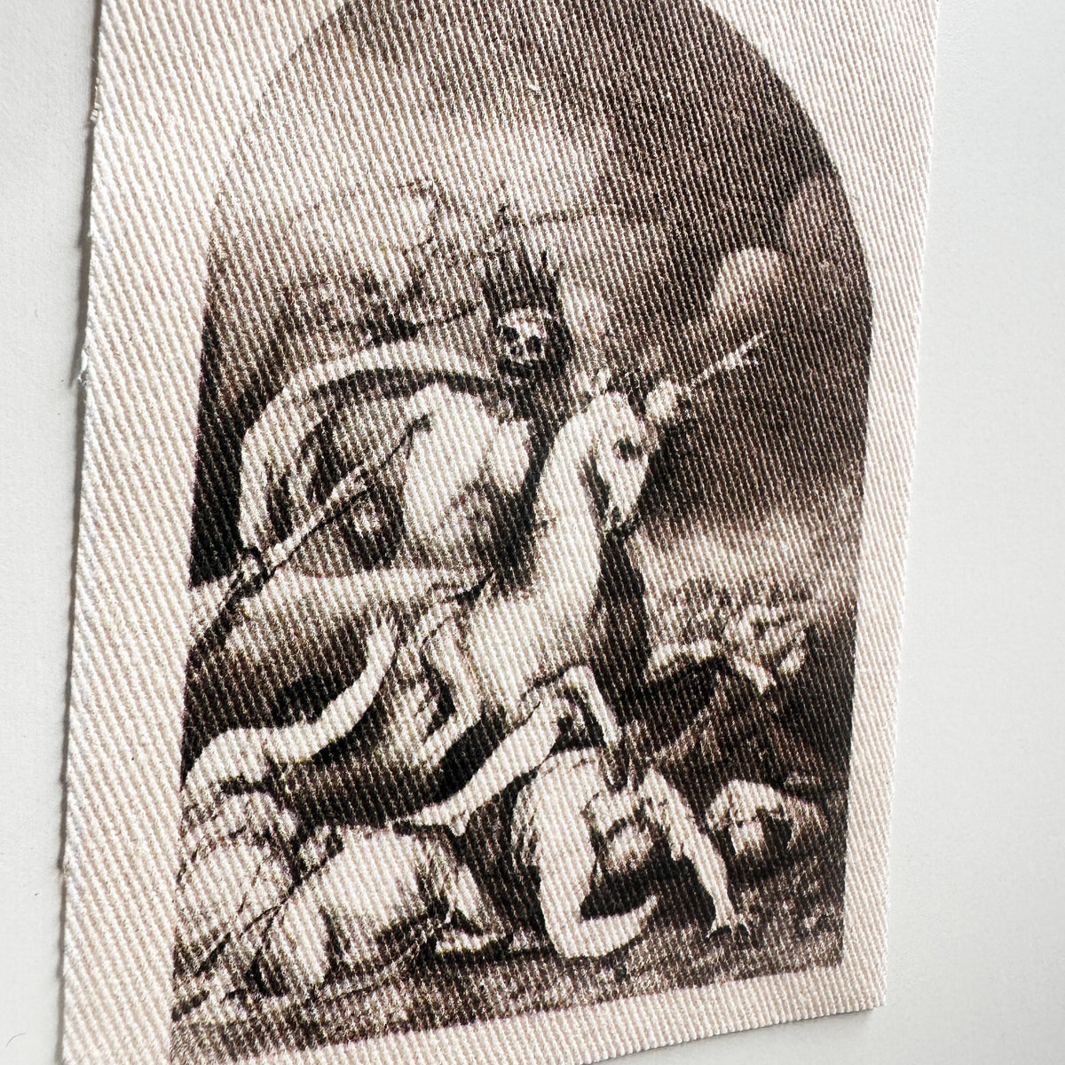 Death on a Pale Horse Cotton Sew On Patch