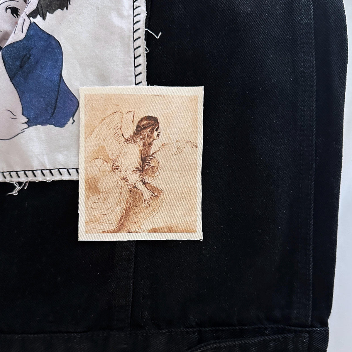 Barberi Angel Sew-on Cloth Patch