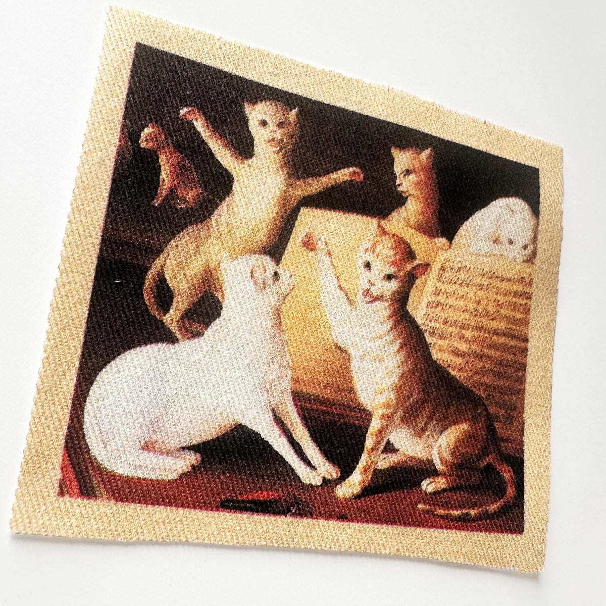 Cats In Concert Sew-On Cloth Fabric Patch