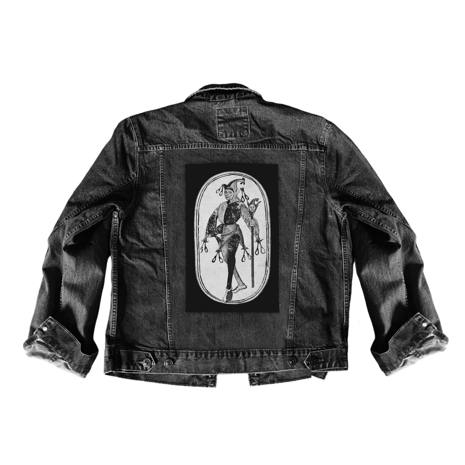 Jester Clown Large Sew-On Jacket Patch-ESPI LANE