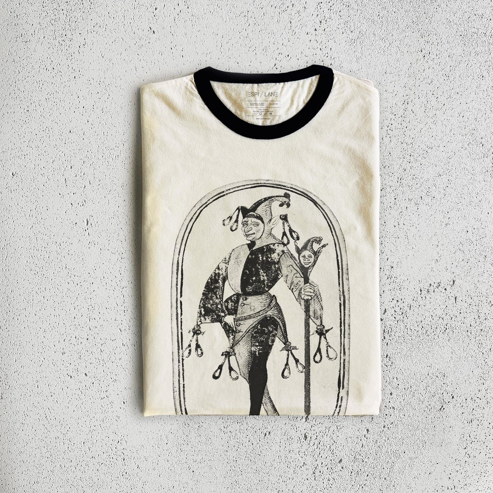 Jester Clown Vintage Style Unisex Graphic Shirt-ESPI LANE