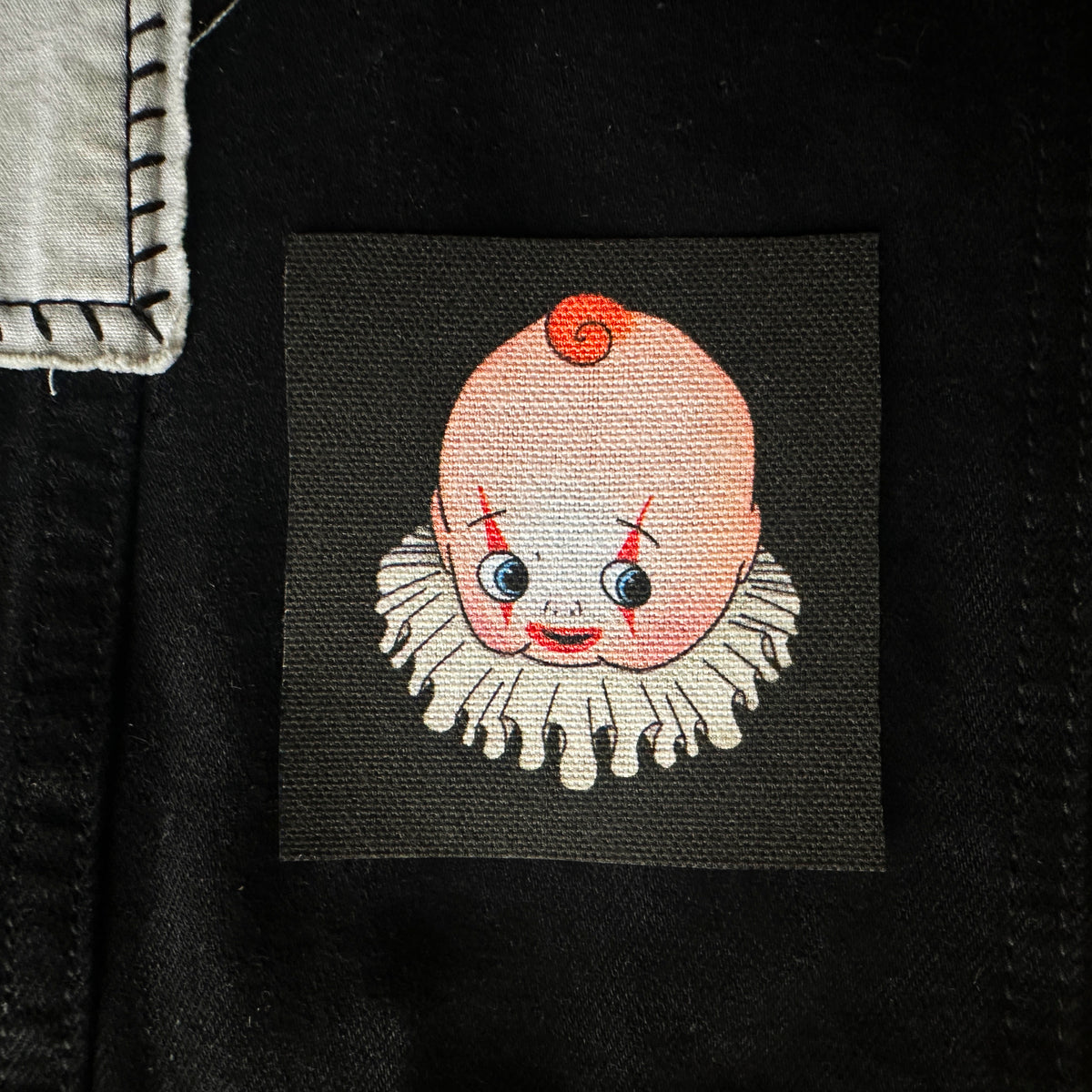 Kewpie Clown Sew-On Patch-ESPI LANE