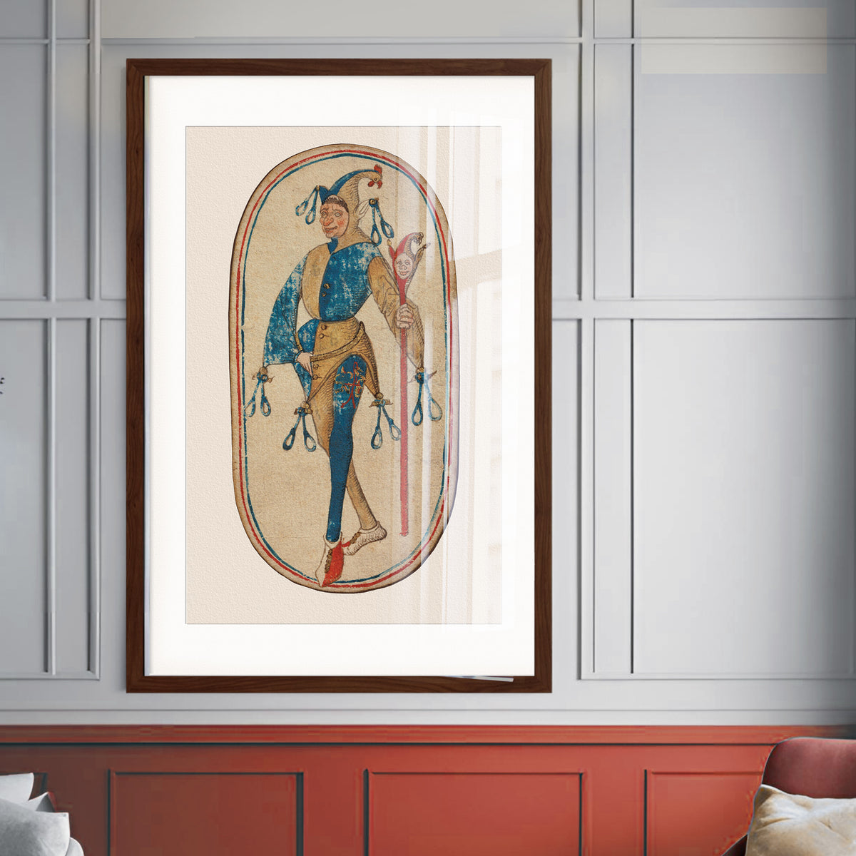 Knave of Nooses Jester Clown Fine Art Print-ESPI LANE