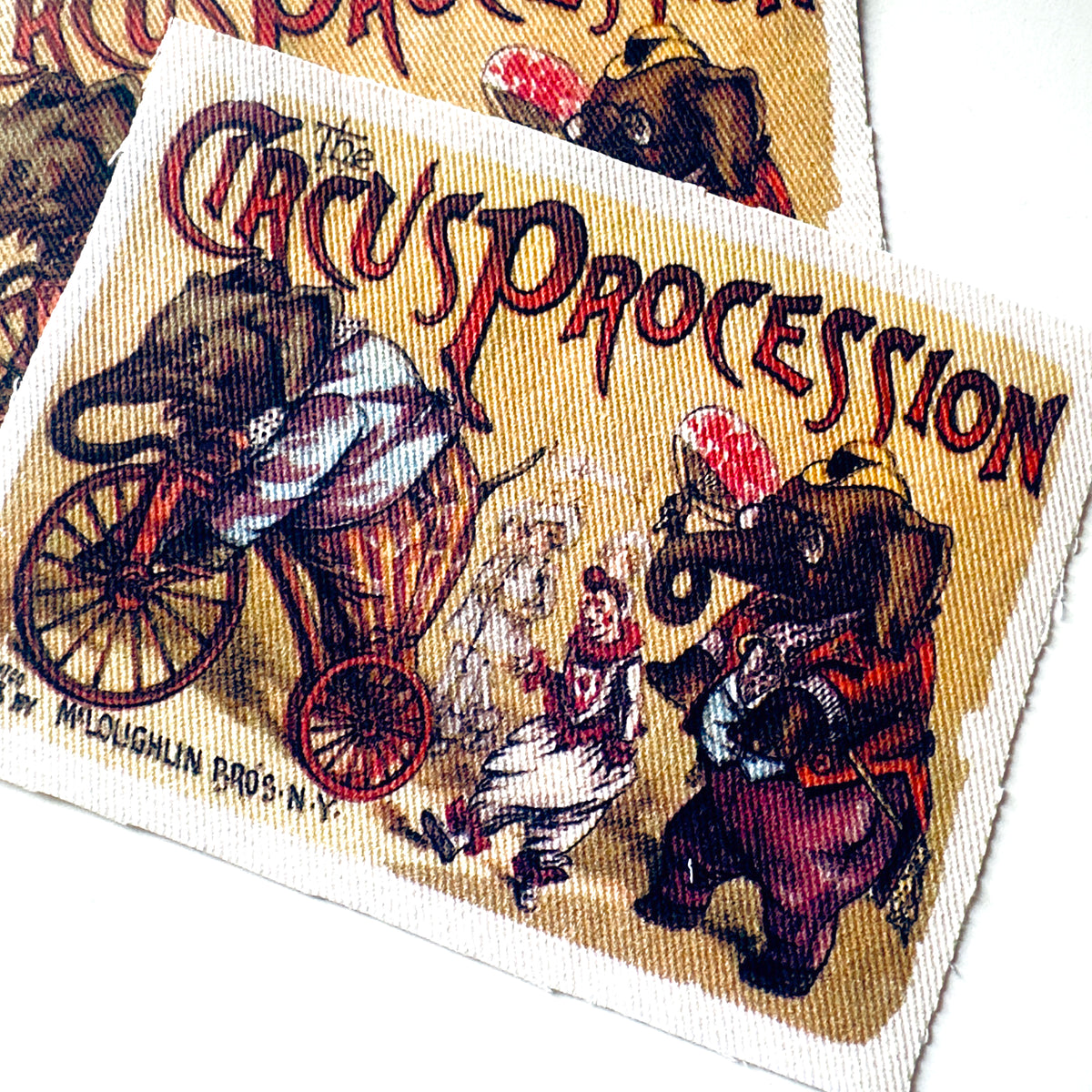 Large Vintage Circus Sew-On Jacket Back Patch-ESPI LANE