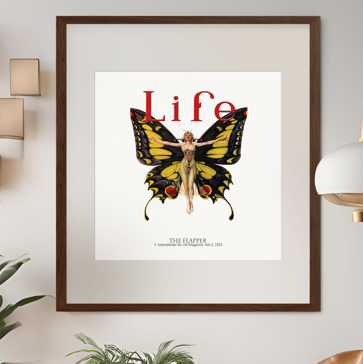 Life Magazine Butterfly Flapper Fine Art Print-ESPI LANE