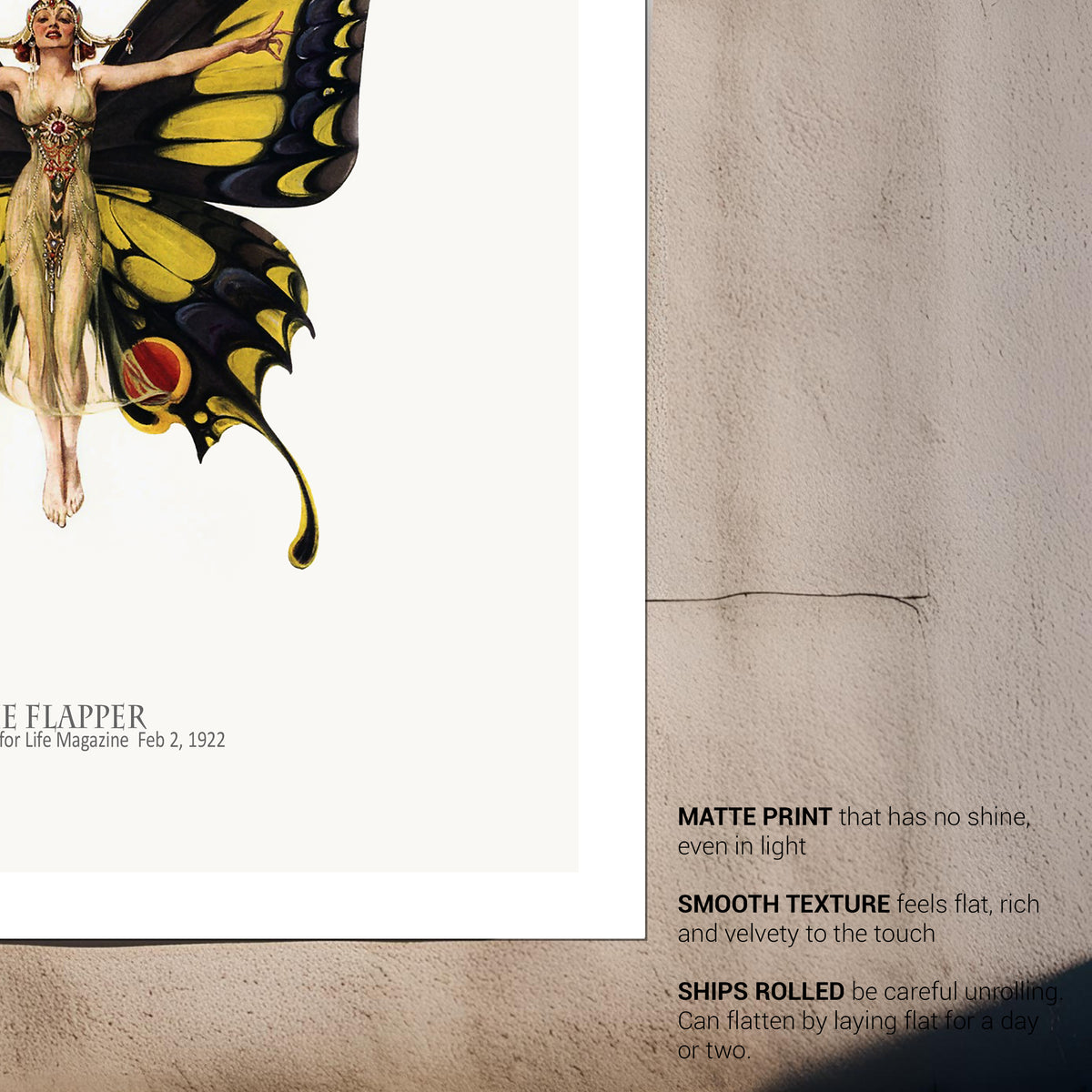 Life Magazine Butterfly Flapper Fine Art Print-ESPI LANE