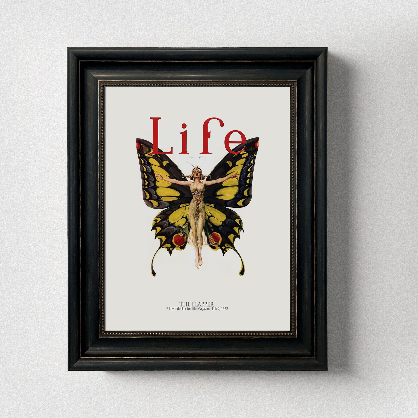 Life Magazine Butterfly Flapper Fine Art Print-ESPI LANE