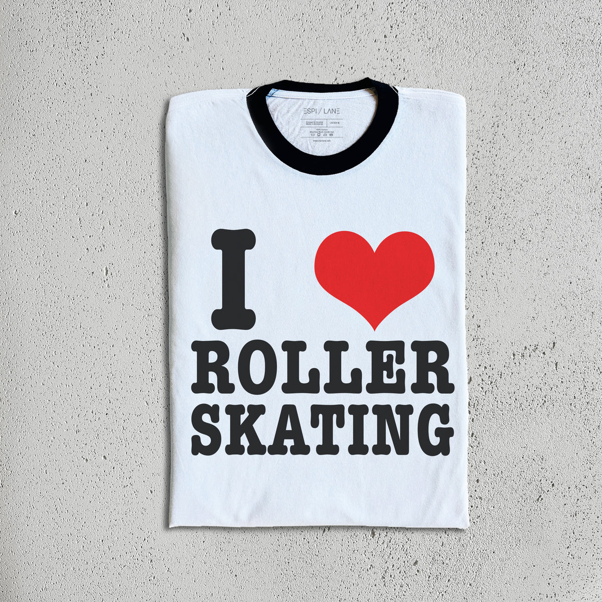 Love Roller Skating Graphic T-Shirt-ESPI LANE