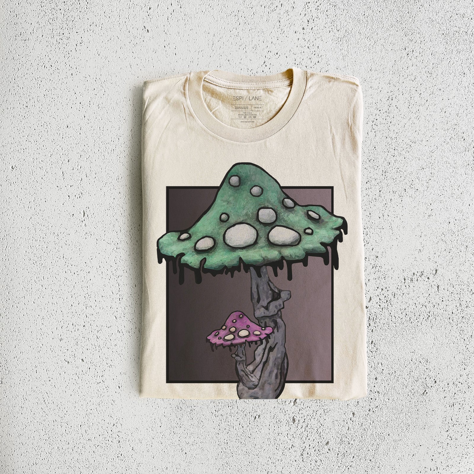 Magic Mushroom Graphic T-Shirt-ESPI LANE