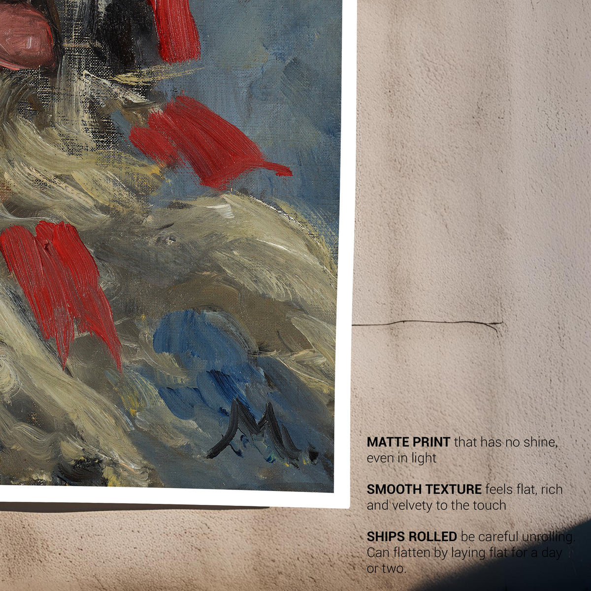 Manet Dog, Donki, Fine Art Print-ESPI LANE