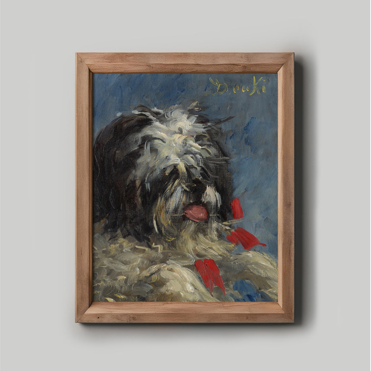 Manet Dog, Donki, Fine Art Print-ESPI LANE