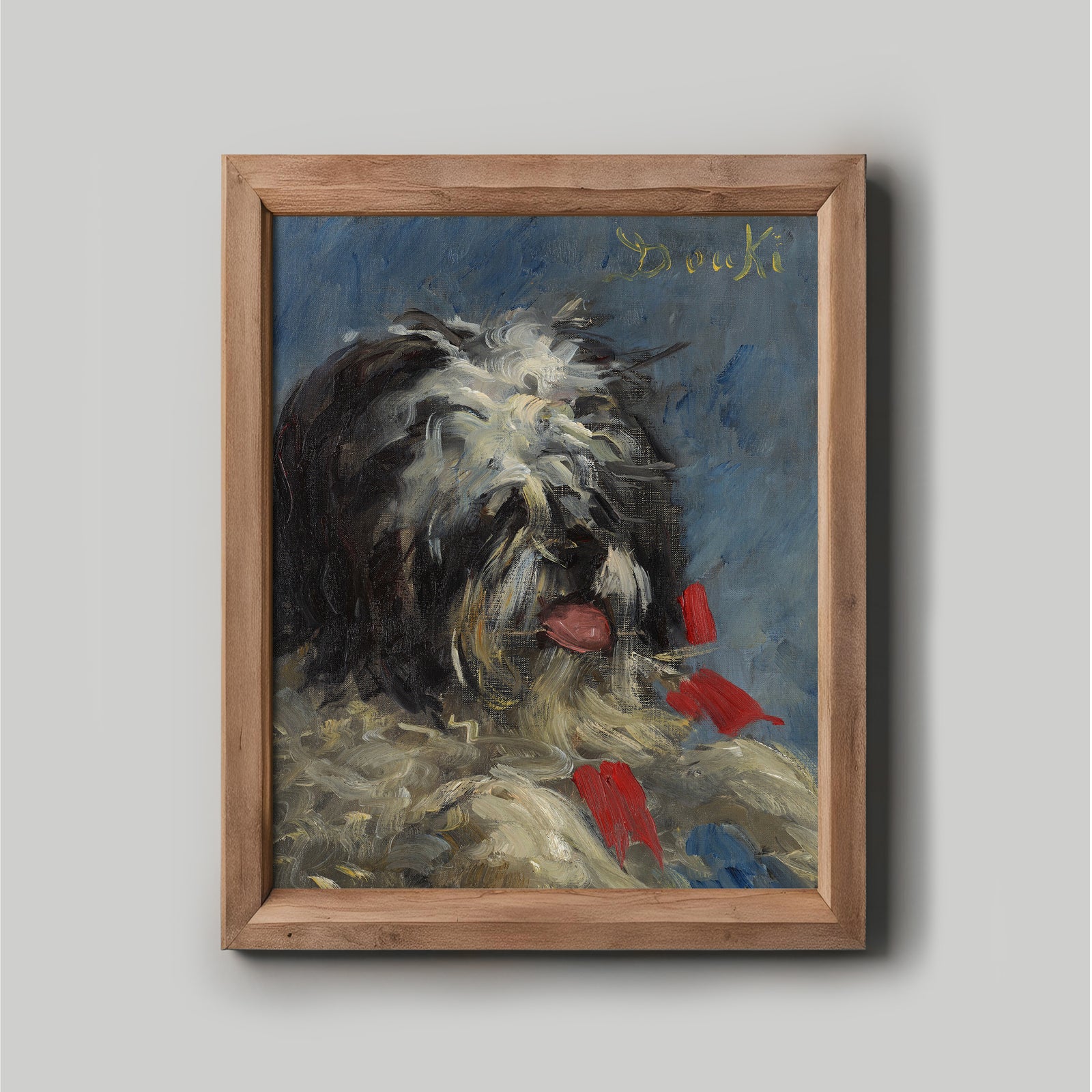 Manet Dog, Donki, Fine Art Print-ESPI LANE