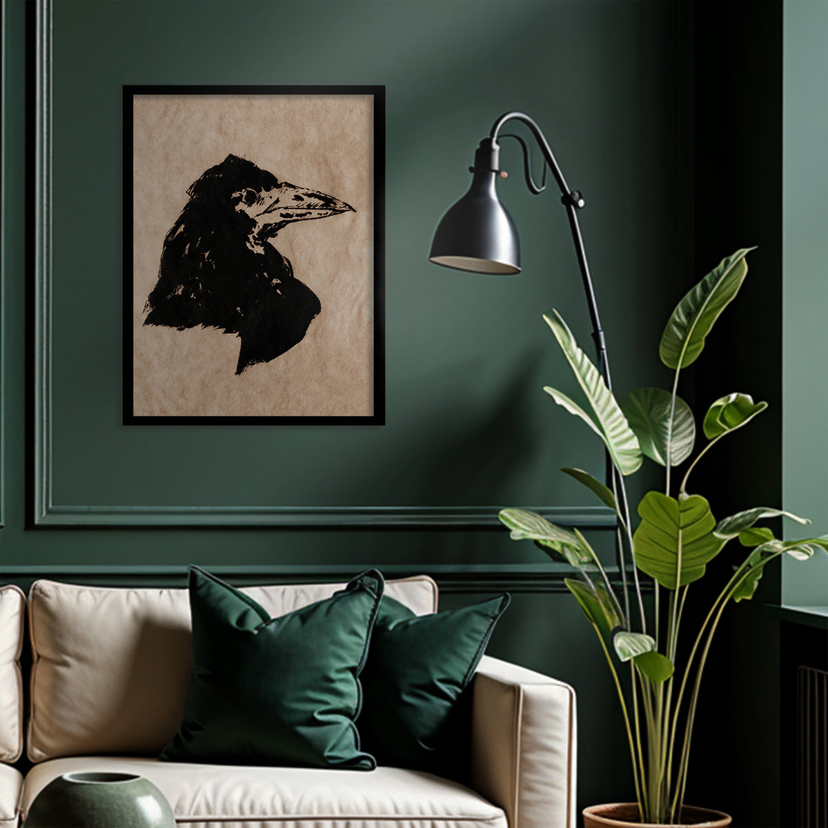 Manet Raven Sketch Fine Art Print-ESPI LANE