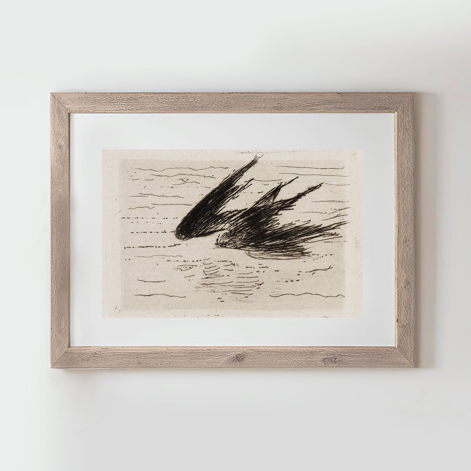 Manet Swallow Sketch Fine Art Print-ESPI LANE
