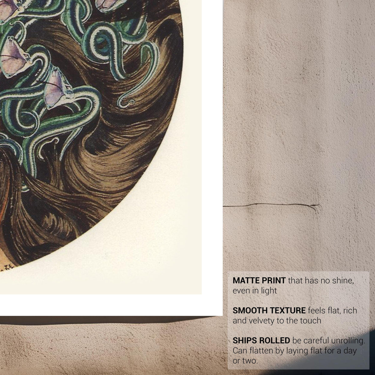 Medusa Gothic Fine-Art Print-ESPI LANE