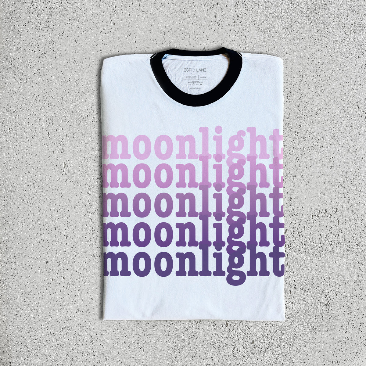 Moonlight Womens Graphic T-Shirt-ESPI LANE