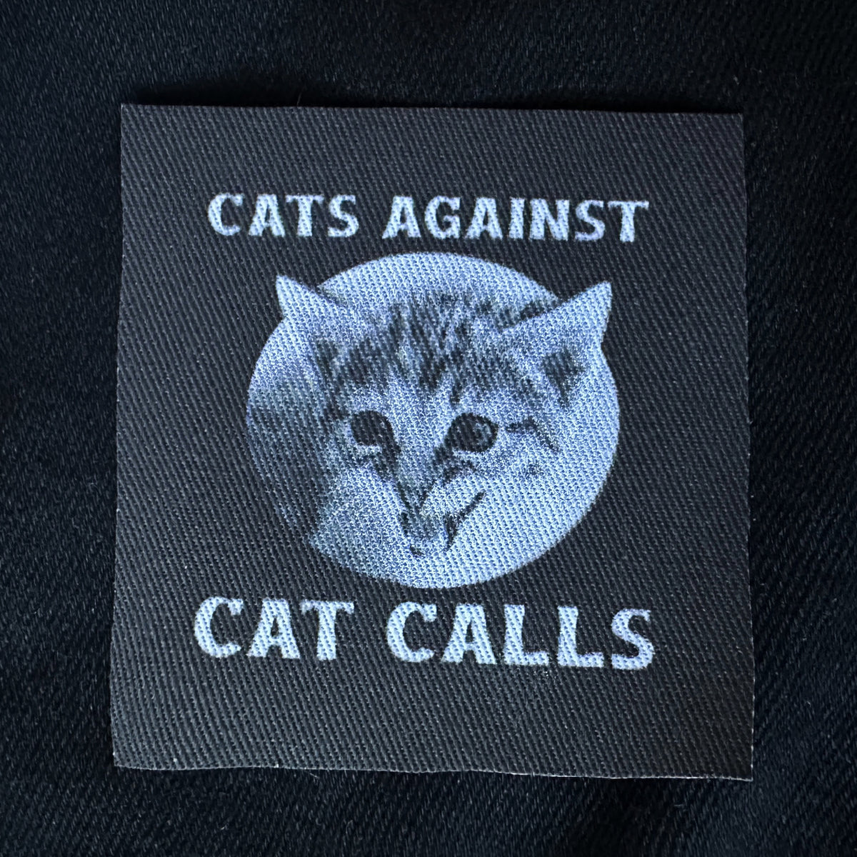 No Cat Calls Fabric Patch-ESPI LANE