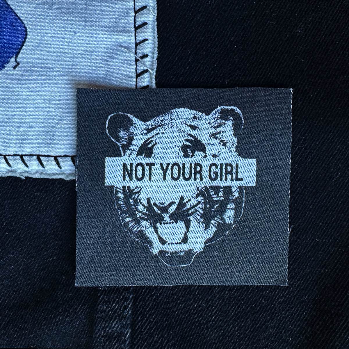 Not Your Girl Sew On Fabric Patch-ESPI LANE